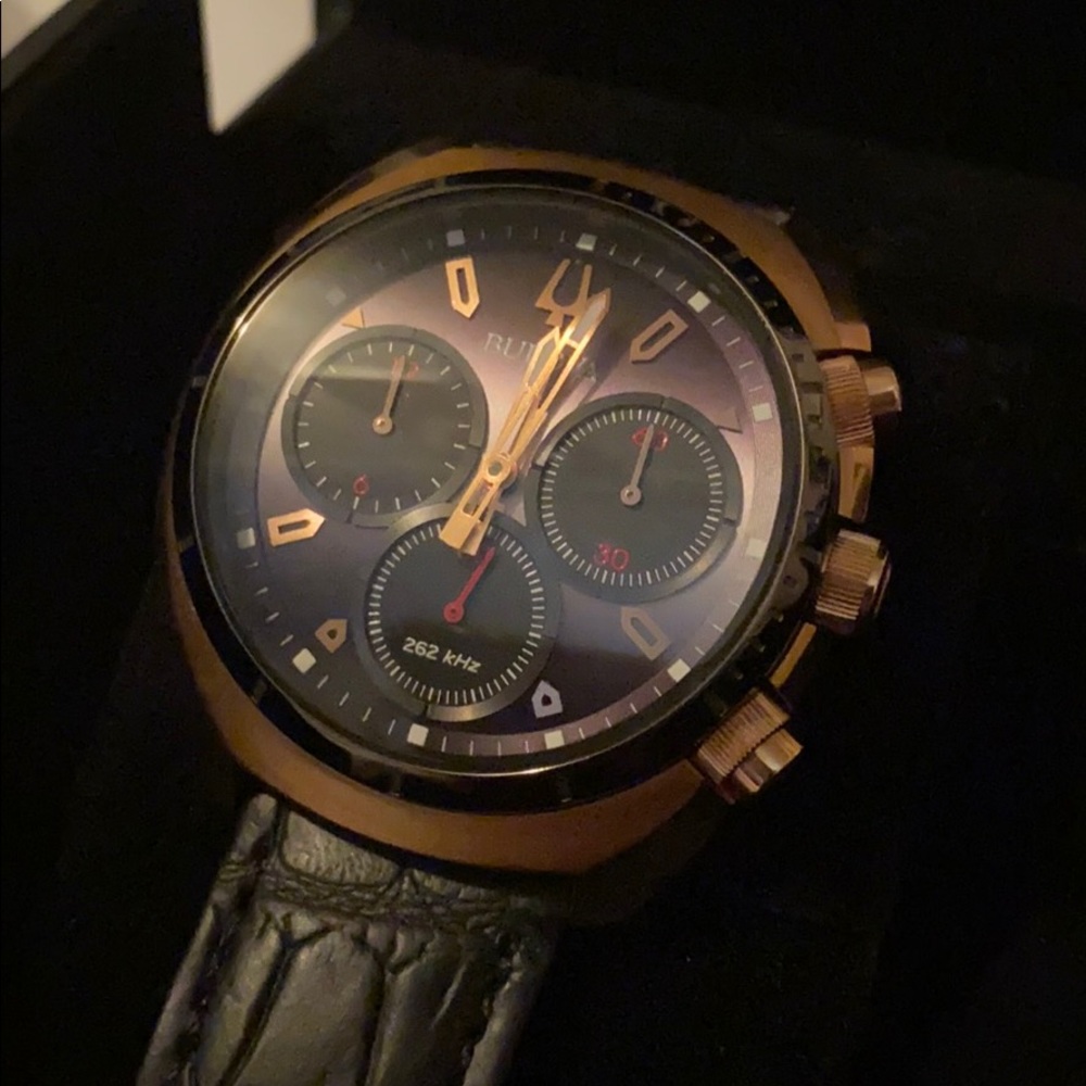 Bulova Curv Watch Rose Gold 98A156- SOLD
